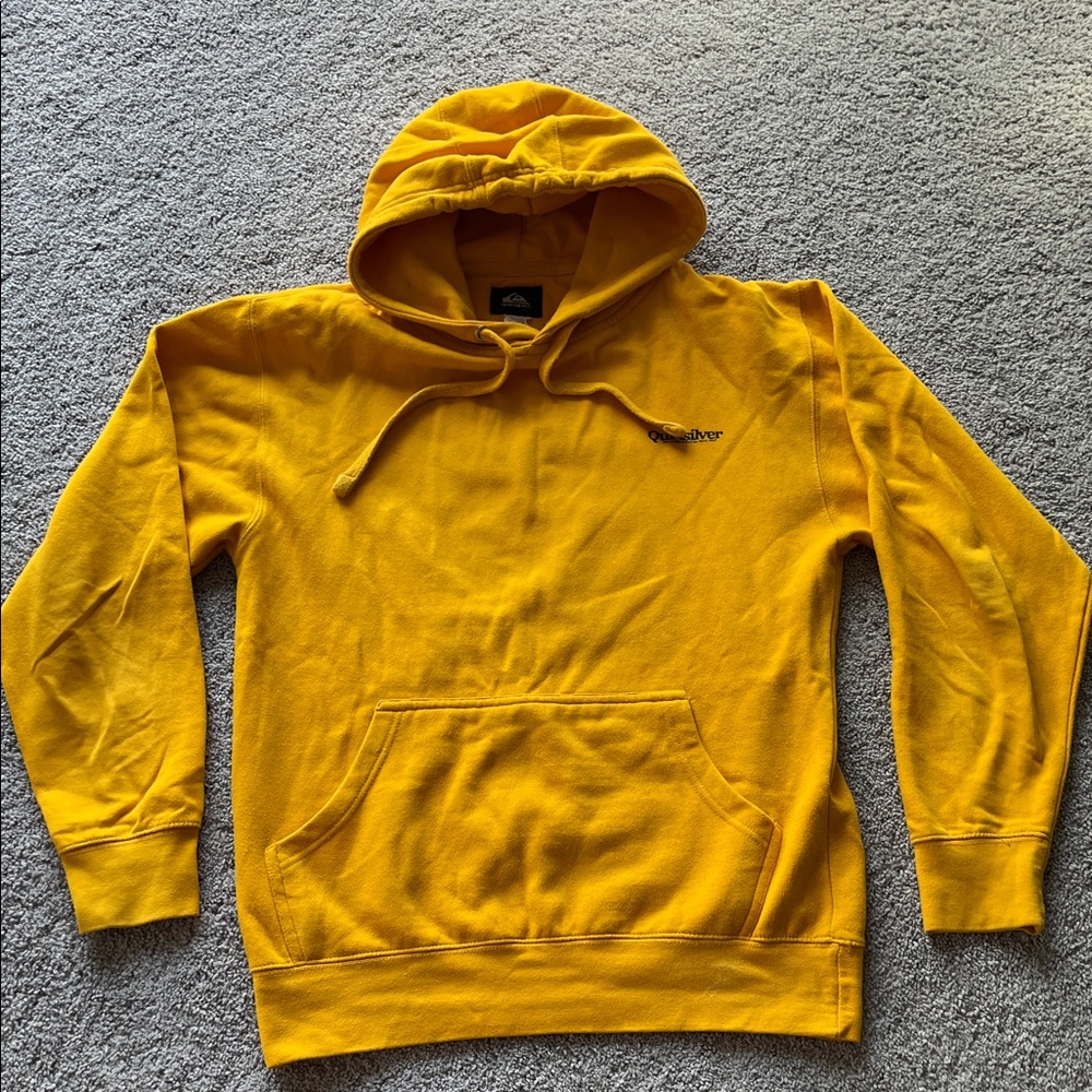 Quiksilver Mustard Yellow Hoodie